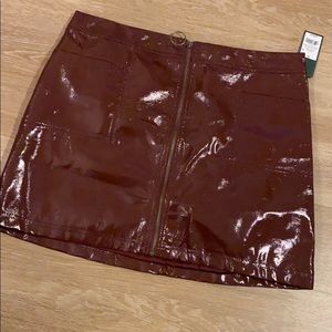 Wild Fable Red Mini Skirt